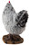 Chicken Ornament - White Farm Hen 19cm Figurine