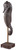 Elegant Seahorse Sculpture Ornament 36cm With Base - Brown