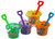 Transparent Toddlers Beach Buckets And Spades - Fish Sealife Design - Set of 4 Transparent Toddlers Beach Buckets And Spades - Fish Sealife Design - Set of 4