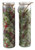 Christmas Advent Candles 20cm Glass Jars - Wild Berries Fragrance - Set of 2