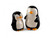 Penguin Ceramic Salt and Pepper Cruet Shakers - Christmas Table Decor - Set of 2 Penguin Ceramic Salt and Pepper Cruet Shakers - Christmas Table Decor - Set of 2