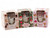 Christmas Scented Candle Variety Gift Set - Santa Snowman Reindeer - Set of 3