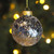 Navy Blue and Gold Star Sequin Christmas Baubles / Tree Ornaments - Set of 6