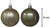 Champagne Grey Christmas Baubles - Art Deco Inspired - Set of 18 Champagne Grey Christmas Baubles - Art Deco Inspired - Set of 18