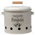 Metal Potato Storage Container Vintage Style with Ventilation and Handle - Cream