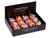 Rainbow Christmas Tree Bauble Ornaments with Layered Leaf Design - Set of 12