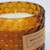 White Birch Scented Candle in Amber Brown Textured Glass Holder - 240g