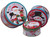 Christmas Cookie Tins with Santa, Snowman & Friends - Set of 3 Christmas Cookie Tins with Santa, Snowman & Friends - Set of 3