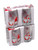 Christmas Gonk Drinking Glass Set - Festive Tumblers - Set of 4