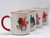Christmas Gonk Ceramic Mug Set - Festive Mugs with Gonk Designs - Set of 4