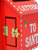 Christmas "Letters to Santa" Mail Post Box with Festive Design - Red