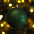 Emerald Green Christmas Baubles 10cm Tree Ornaments - Glitter Matt - Set of 8