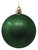 Large 15cm Christmas Tree Baubles Emerald Green - Glitter - Set of 4