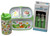 Kids Safari Dinner Set - Divided Plate Cup and Metal Cutlery Set