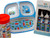 Kids Vehicle Dinner Set - Divided Plate Cup and Metal Cutlery Set