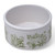 Ceramic Pet Food or Water Bowl with Woodland Animal Illustration - Green