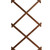 Expandable Wooden Garden Trellis Panels - Medium Brown - Set of 2