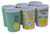 Reusable Melamine Plastic Summer Drinking Cups with Lemon Design - Set of 6