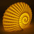 Ammonite Shell Porcelain LED Night Light