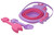 Collapsible Beach Bucket and Spade Set - Foldable Pink Unicorn Design