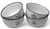 Nautical Ceramic Cereal Bowls with Maritime Sailing Designs - Set of 4