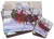 Santa Christmas Dinner Matching Placemats & Coasters - Set of 4