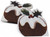 Christmas Pudding Shaped Paper Napkins - Pack of 24