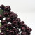 Christmas Berry Picks - Artificial Deep Red Wine Berries Green Leaves - Set of 6