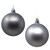 Large 15cm Christmas Tree Baubles Silver - Matte & Glitter - Set of 4 Large 15cm Christmas Tree Baubles Silver - Matte & Glitter - Set of 4