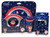 Christmas Plastic Kids Dinner & Cutlery Set - Blue Plate Bowl Cup - Set of 2