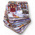 Christmas Snowman Hard Back Coasters Non Slip - Set of 8