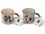 Christmas Mug Mini Star Nibbles Dish In Gift Boxes - Set of 2 Snowman / Cane