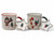 Christmas Mug Mini Star Nibbles Dish In Gift Boxes - Set of 2 Snowman / Cane