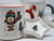 Christmas Mug Mini Star Nibbles Dish In Gift Boxes - Set of 2 Snowman / Cane