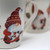 6 Piece Christmas Gonk Stacking Ceramic Mug and Bowl Set