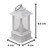 Mini LED Light Up Hanging Lantern White - Set of 6