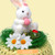 Girls Make Your Own Cute Easter Bonnet Hat Complete Kit - Bunny in Grass