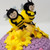 Girls Ready Made Decorated Easter Hat Bonnet - Bumble Bee