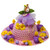 Girls Ready Made Decorated Easter Hat Bonnet - Purple Fairy