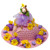 Girls Ready Made Decorated Easter Hat Bonnet - Purple Fairy