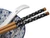 Ramen Noodle Bowl Set with Chopsticks and Spoon - Navy Blue Floral