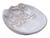 Embossed Ceramic Trinket Dish with Octopus Detail in Soft White