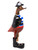 Wooden Pirate Duck Ornament Figurine with Peg Leg 28cm