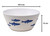 Large Melamine Salad Buffet Bowl - Blue Fish Design 25 cm - Set of 2