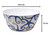 Large Melamine Salad Buffet Bowl - Blue Starfish Design 25 cm - Set of 2