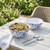 Large Melamine Salad Buffet Bowl - Blue Starfish Design 25 cm - Set of 2