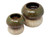 Mushroom Toadstool Glazed Ceramic Plant Pot Set - Green and Cream - Set of 2