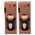 Treasure Amber Sandalwood Reed Diffuser Masculine Home Gift for Him - Set of 2