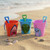 Children's Beach Bucket and Spade Toy Set with Animal Designs - Set of 3