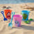 Children's Beach Bucket and Spade Toy Set with Animal Designs - Set of 3